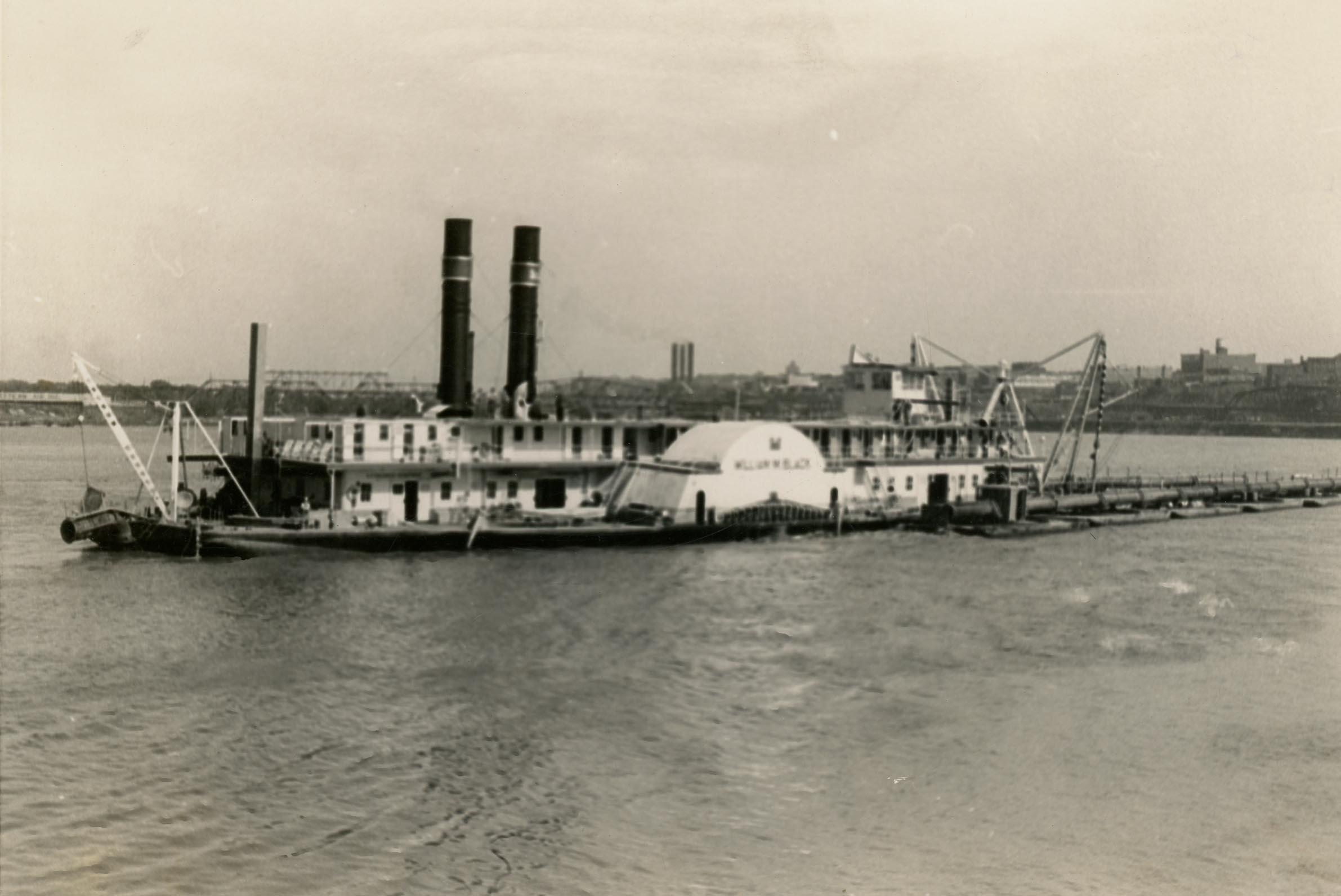 william M black dredge boat