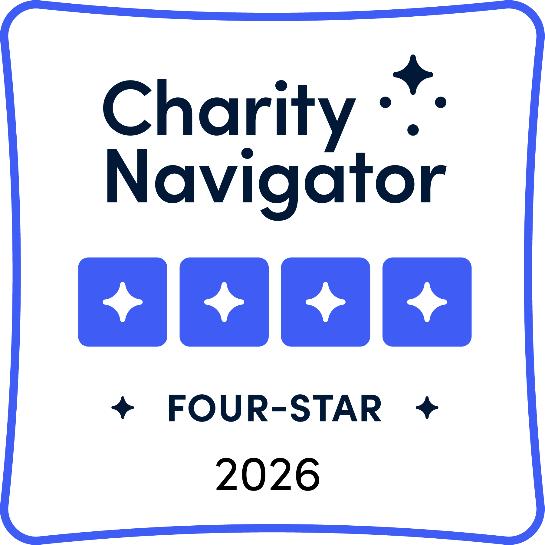 Charity Navigator 4 star logo