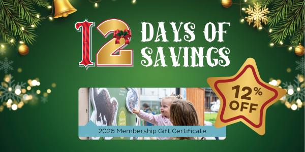 12 days of savings River Museum Membership sale
