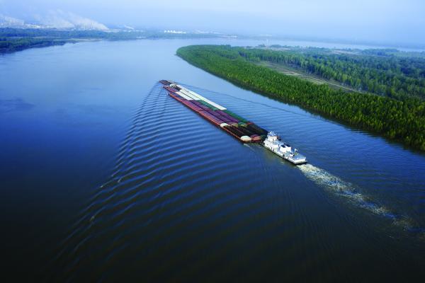 Boat on The Mississippi