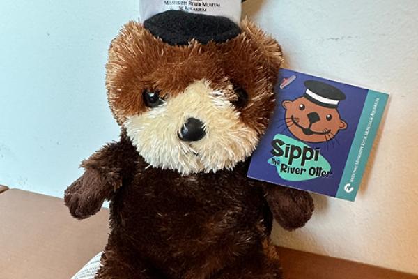 plush otter