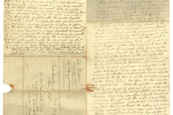 Letter Regarding the Pennsylvania and Ohio Canal