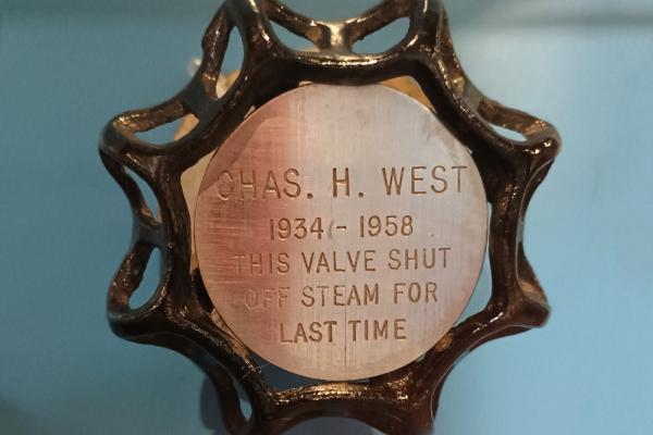 Steam Valve Handwheel from the Charles H. West