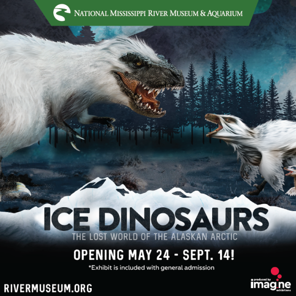 Ice Dinosaurs Exhibit Announcement