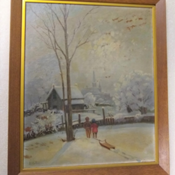 Winter Painting by Joseph Walter