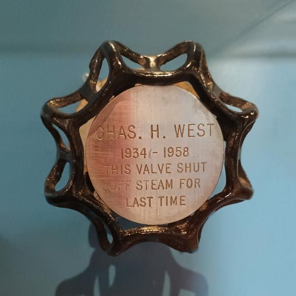 Steam Valve Handwheel from the Charles H. West