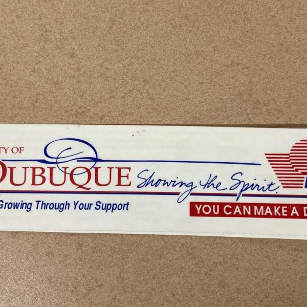 Fly Dubuque Bumper Sticker