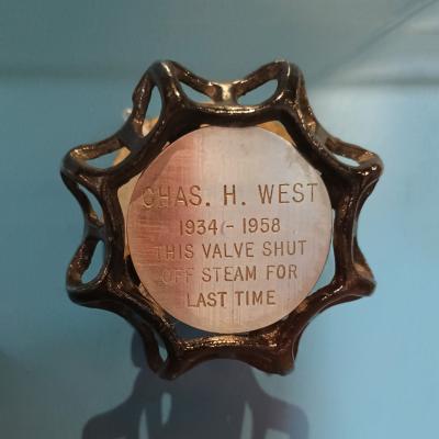 Steam Valve Handwheel from the Charles H. West