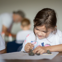 girl at summer camp