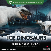 Ice Dinosaurs Exhibit Announcement
