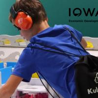 River Museum Visitor Using KultureCity Headphones